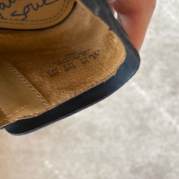 Black open toe bootie - Picture 4 of 6